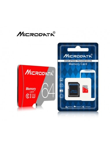 MICRODATA  64BG I3級高速傳輸NANO SD 記憶卡 附SD卡套